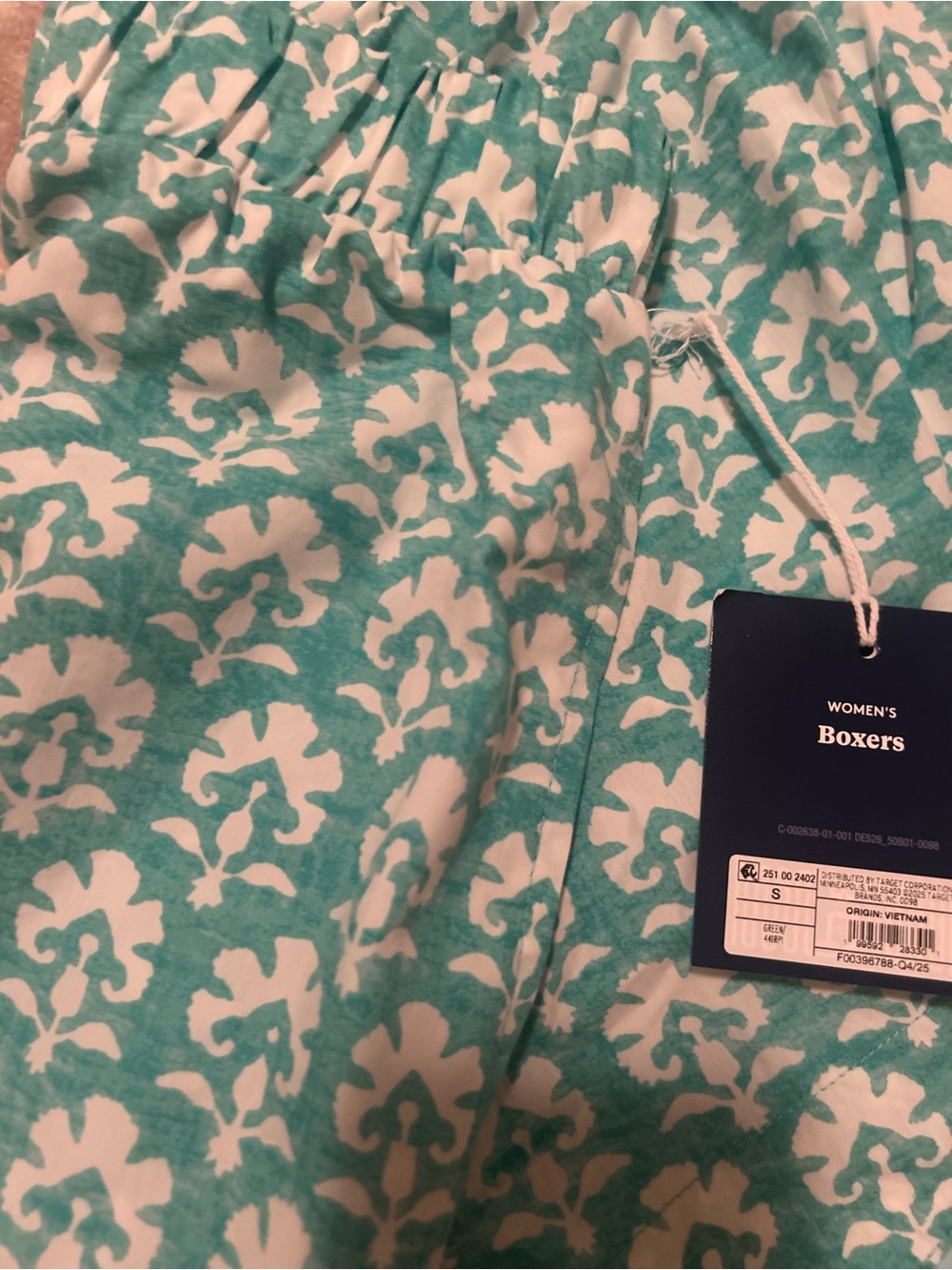 ROLLER RABBIT X TARGET BLOCKPRINT SUMMER BOXER SHORTS NWT SIZE SMALL